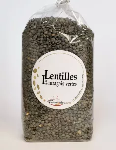 Lentilles vertes du lauragais 500g
