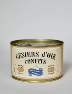 Gésiers d'Oie Confits (émincés) 390g (2-3 pers.)