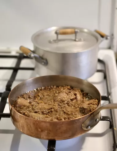 Lentilles cuisinées à la Ricaudoise