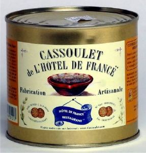 Cassoulet en conserve Castelnaudary 600 Gr pour 1 personne